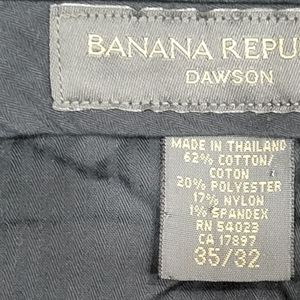 Banana Republic "Dawson" faux wool cotton winter pants 35x32